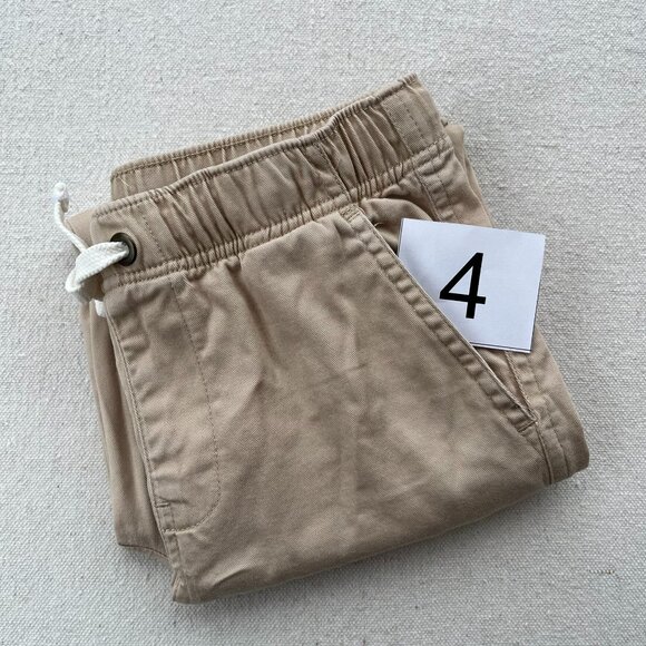 Primary Stretch Chino Drawstring Pant, Light Khaki, Size 5, GUC, Pair #4 - Picture 13 of 13